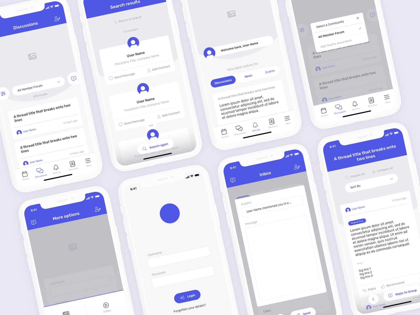App Wireframes by Mark Perrett for Cantarus on Dribbble