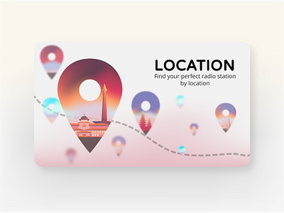 Location illustration asset app assets bandung design illustration