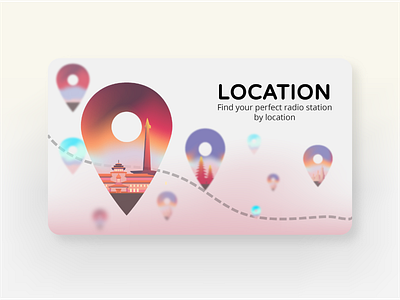 Location illustration asset