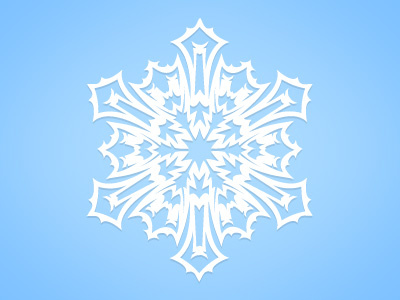 Snowflake design shape snowflake vector winter