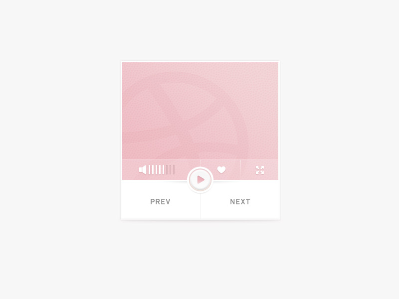 Pink Mini Player by Darron Davis on Dribbble