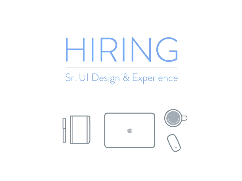 We're Hiring ae aep animation gif hiring interaction oc ui ux we are hiring