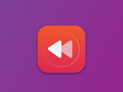 Reverse video app icon