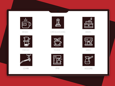 coffee icons design accessories app app icon art branding cafe coffee machine cup dribbble espresso flat grinders icon icons illustration logo machine icon tea gear ui ux
