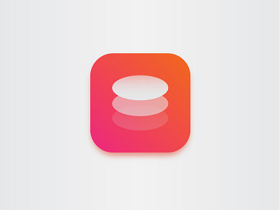 Oval Form App icon abstract app app icon art create design dribbble edit flat forms gradient icon icons illustration logo mark oval save ui web