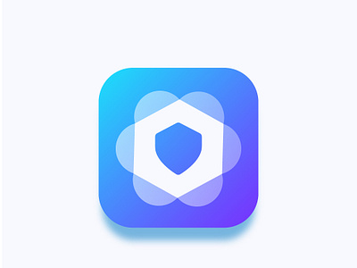 Secure app icon abstract app app icon art colorful design dribbble flat gradient icon icons illustration logo mark security shield vpn web