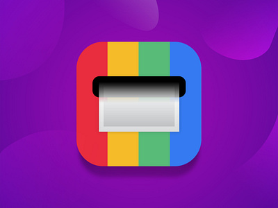 printing app icon app icon art branding design dribbble gradient icon icons illustration logo
