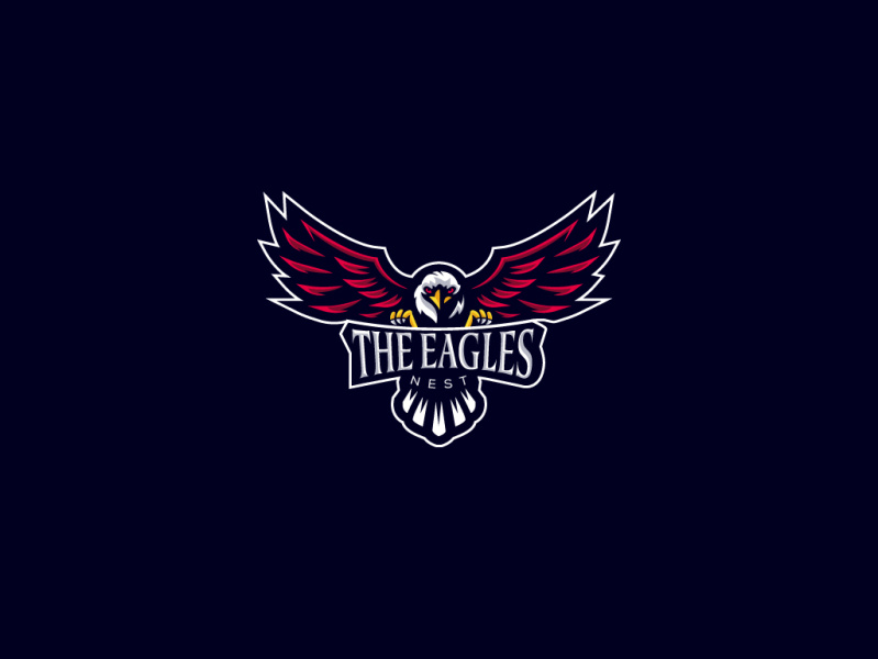 eagle nest logo design by Nilesh Solanki on Dribbble