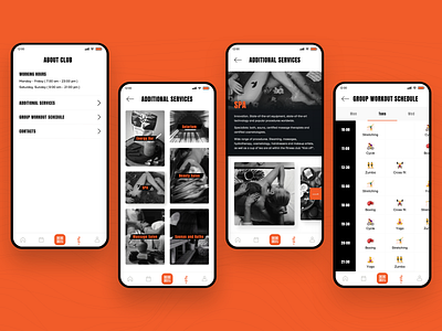 Fitness Club Mobile App