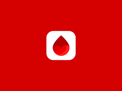 umbrella icon blood brandnew donations icon logo minimal simple visual identity