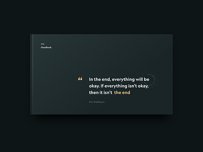 book app brandnew clean dark dark theme design minimal quote simple ui