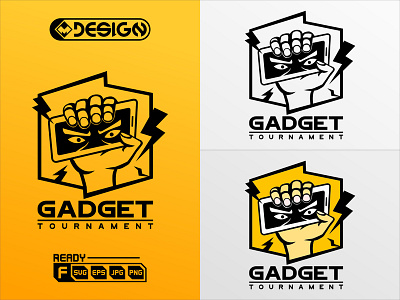 Gadget Tournament branding design esport logo flat gamer logo illustration logo modern art vector