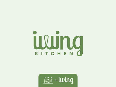 IWING KITCHEN LOGO branding design kitchen logo restaurant