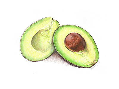 Ripe avocado