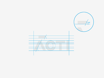 Acti Construction clean construction design grid logo simple typography word wordmark