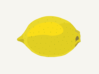 Lemon - from 100 Days of Food Sketches 100 days of food sketches food fruit illustration lemon