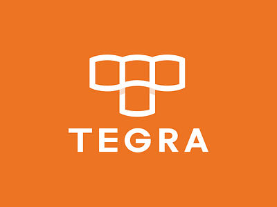Tegra branding general contractor idenity logo