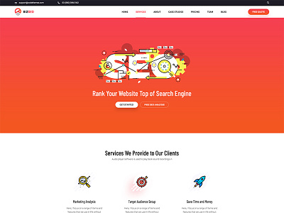 Bizseo psd design seo seo design seo template template