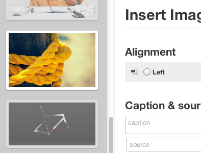 Insert an image. attachment image modal photo the conversation ui
