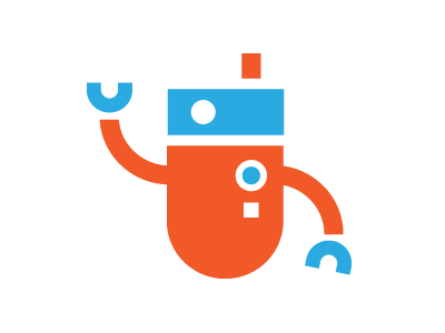 Quartzy Brand Identity app bot button lab logo quartzy robot science