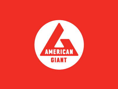 American Giant Clothing Logo american clothing identity monogram workwear