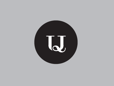 UpperQuad Identity circle classic logo monogram typography