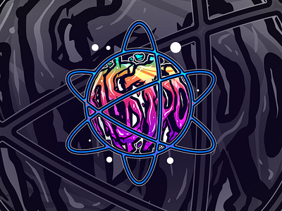 A$tro $taxx triple ring planet Logo Illustration Project