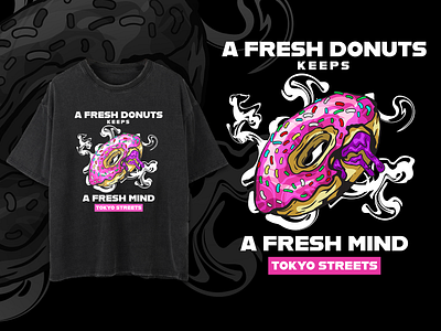 Tokyo Streets COLLECTION 2020 - FRESH DONUTS ILLUSTRATION