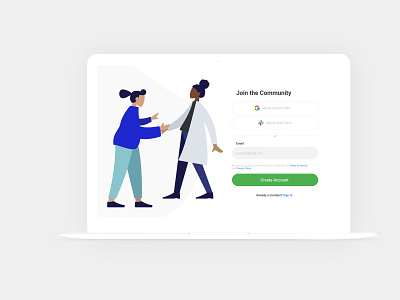 Sign Up figma join newuser simple mockup