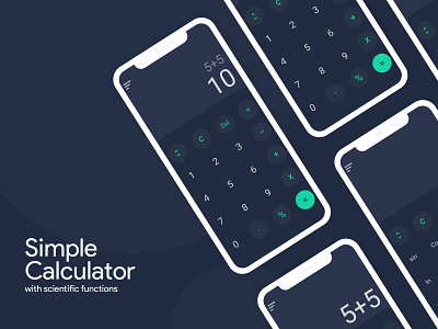 Calculator UI calculator figma design scientific simple