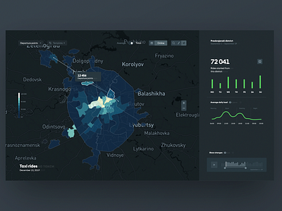 Taxi and carsharing rides analytics analytics bigdata carsharing map moscow statistics taxi ui ux web webtool