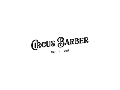Circus Barber Identity branding idenity logo mark typography visual design