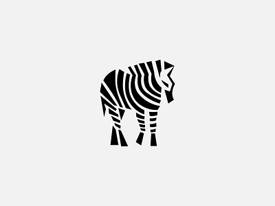 Zebra animal design graphicado icon illustration logo simple zebra