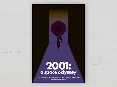 2001: A Space Odyssey 2001 design digital illustration movie movie poster poster space odyssey stanley kubrick