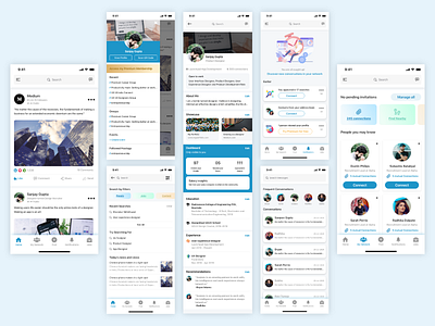 Linkedin UI Redesign