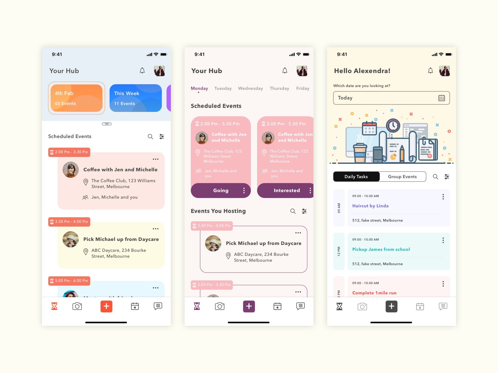 Scheduling App By Subashish Batabyal On Dribbble