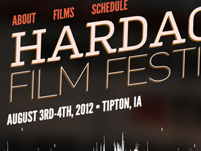 Hardacre Film Festival css transforms typography