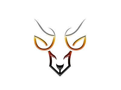 Deer Logo animal colorfull deer design logo wild