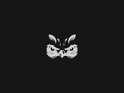 Owl Logo animal behance brand design dribbble gradients grey icon identity logo mark portfolio