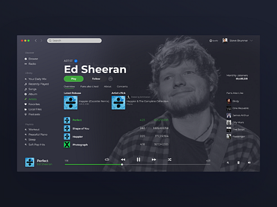 Spotify UI / UX Redesign