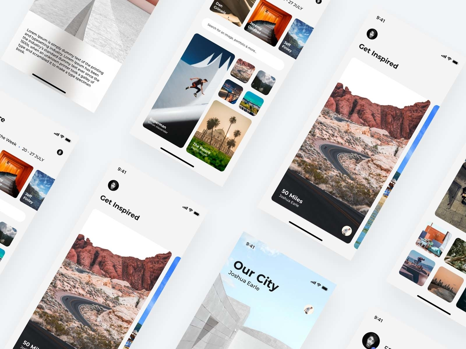 Unsplash - Ios App Concept by Razvan Badea on Dribbble