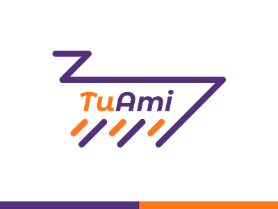 Tuami logo branding design flat grocery app linework logo minimalist online shop speed