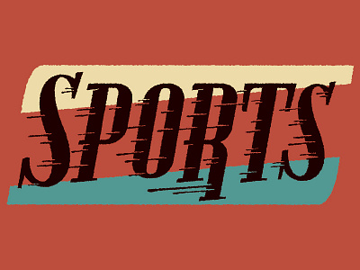 Sports Genre Graphic 1950s lettering not based off the lakers speedlines sports type