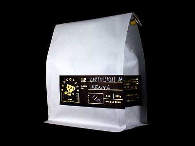 Badcoffee Branding — Bags bag bones brand branding coffee cup icon illustration logo packaging skull