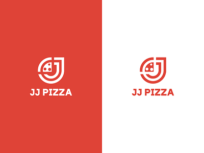jj pizza brand circles icon jj logo logotype pizza red symbol thirty logos