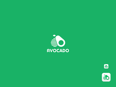 avocado avocado brand circles clean flat golden ratio grocery grocery app icon logo logotype symbol thirtylogos