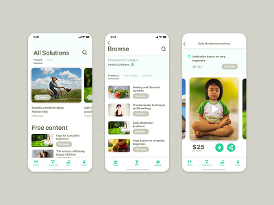 Educational platform Walden App Design Concept