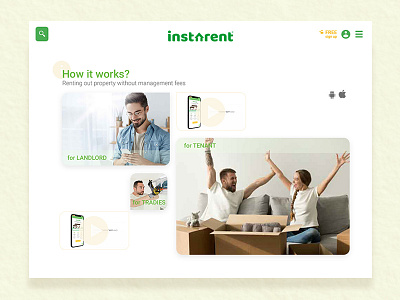 How it works page design