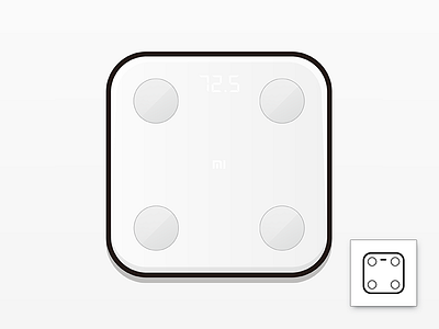 Mi Weight Scale 2 icon set