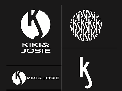 Kiki & Josie Branding branding graphic design logo monogram typography vector